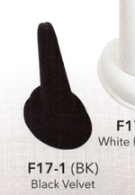 Finger ring display — black velvet