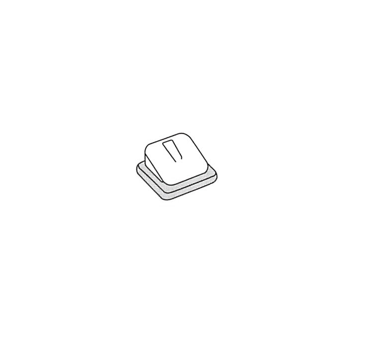 1-Ring Clip — Steel Grey (set 35)