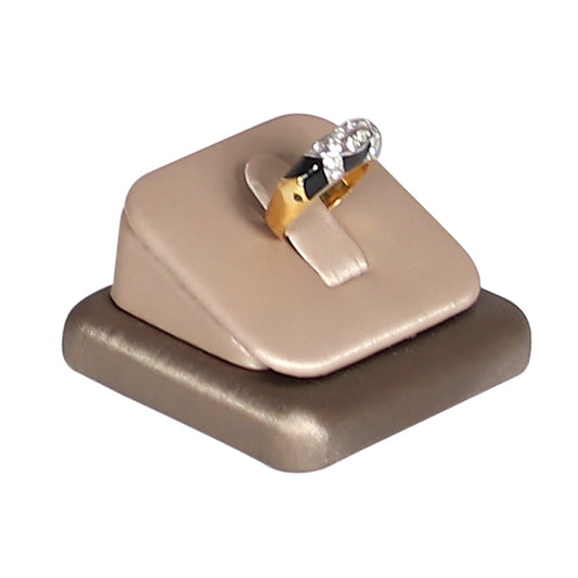 11 slots Ring Stand, steel champagne w/ Beige trim — Slots