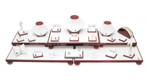 5PCS Platform set(rosewood base) - set35