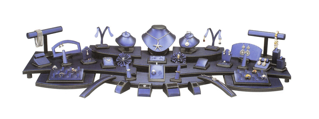 MEDIUM RING CLUSTER — Steel Blue w/ Charcoal Trim