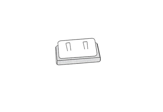2-Ring Clip — White / Rosewood (set 42)