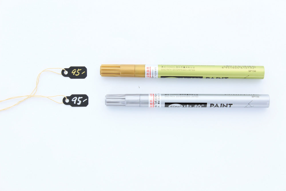 Permanent Markers — 0.70mm Extra-Fine — Metallic Silver