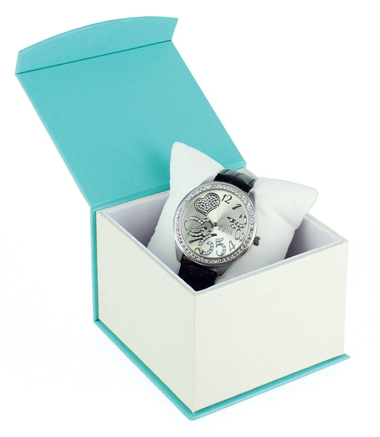 Watch Box - Fancy Magnetic Flap - Teal Blue
