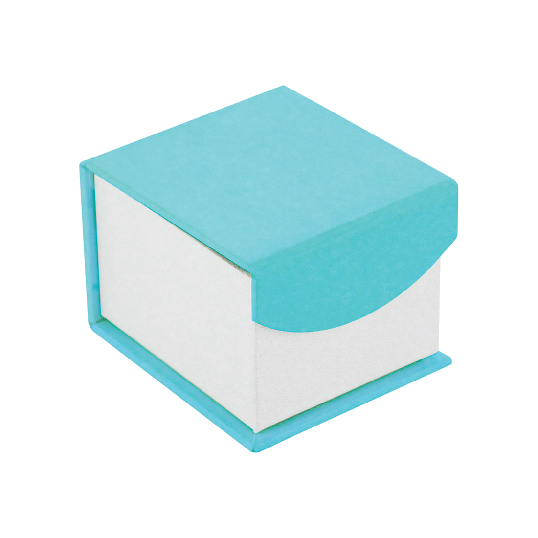 Ring Box - Fancy Magnetic Flap - Teal Blue