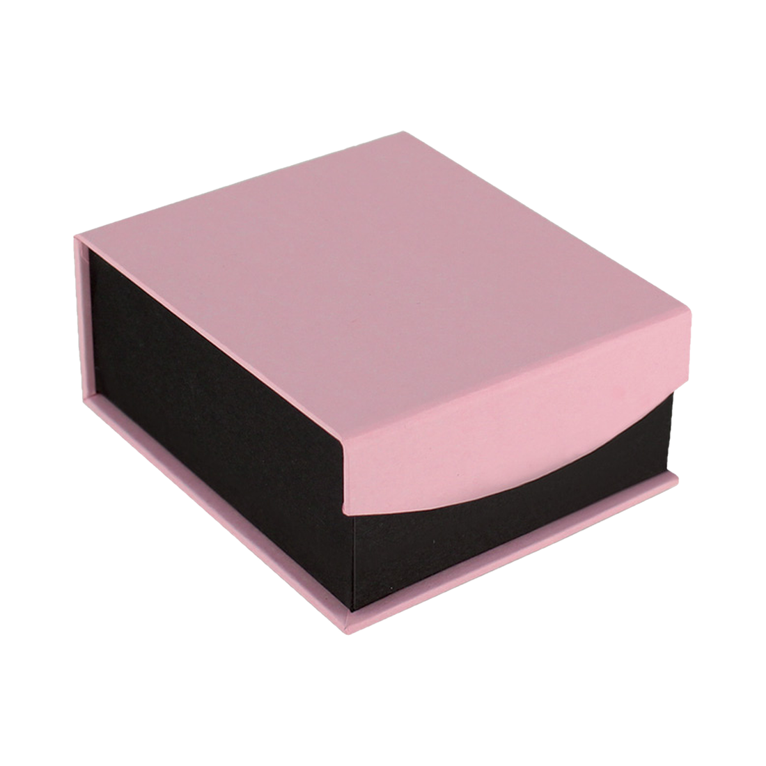 Pendant/Earring Box - Fancy Magnetic Flap - Matte Pink