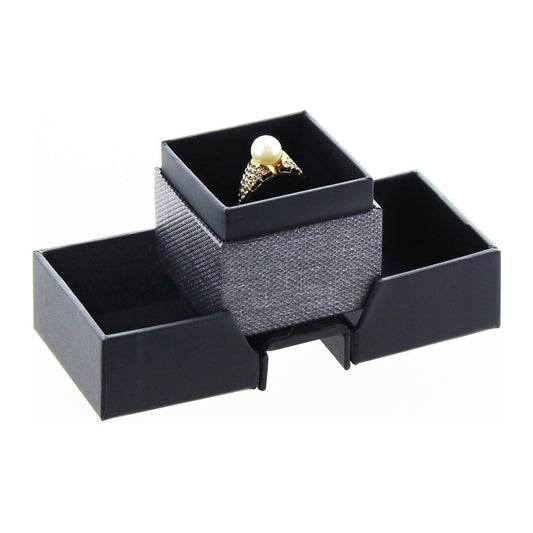 Bracelet Box - Double Door - Mesh Metallic Grey