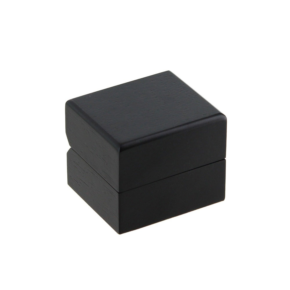 Earring Box - Classic Premium Hardwood - Black