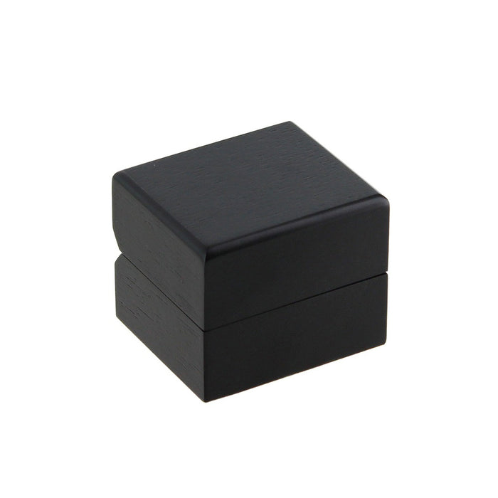 Earring Box - Classic Premium Hardwood - Black