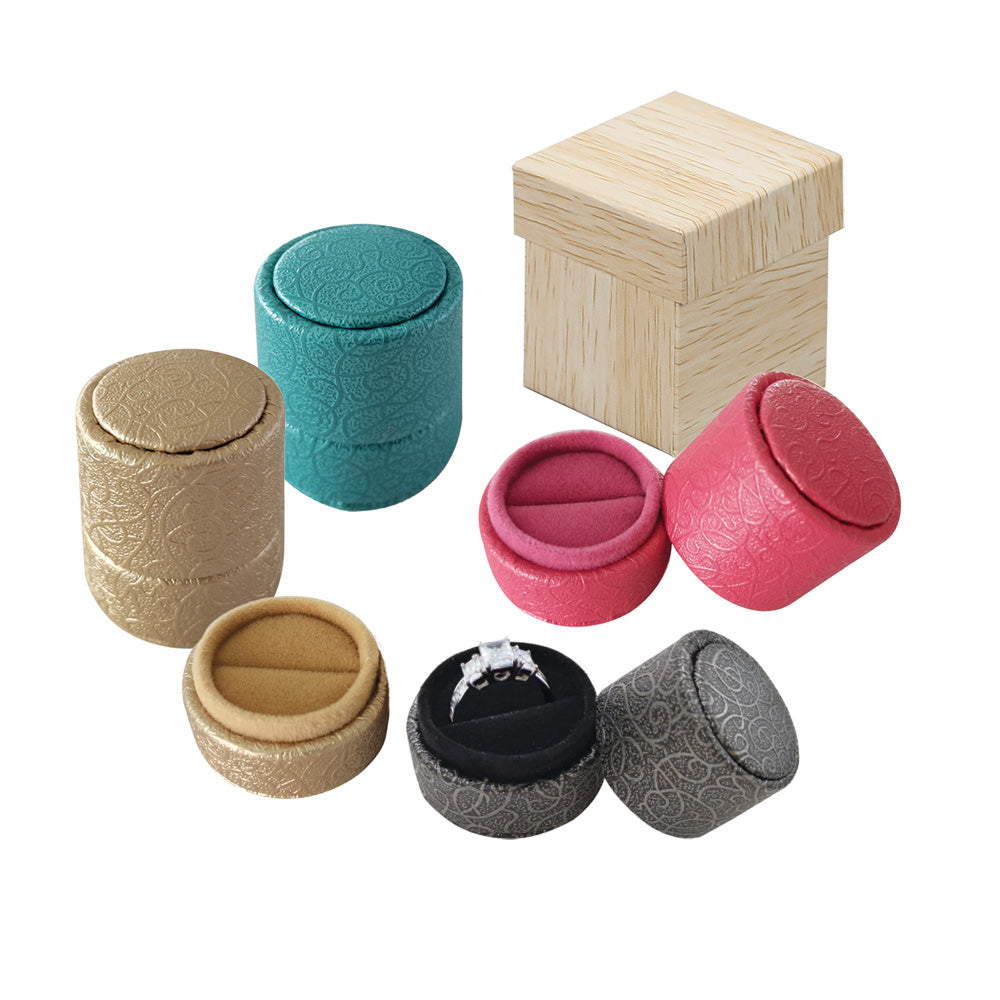 Assorted Mini Round Ring Box