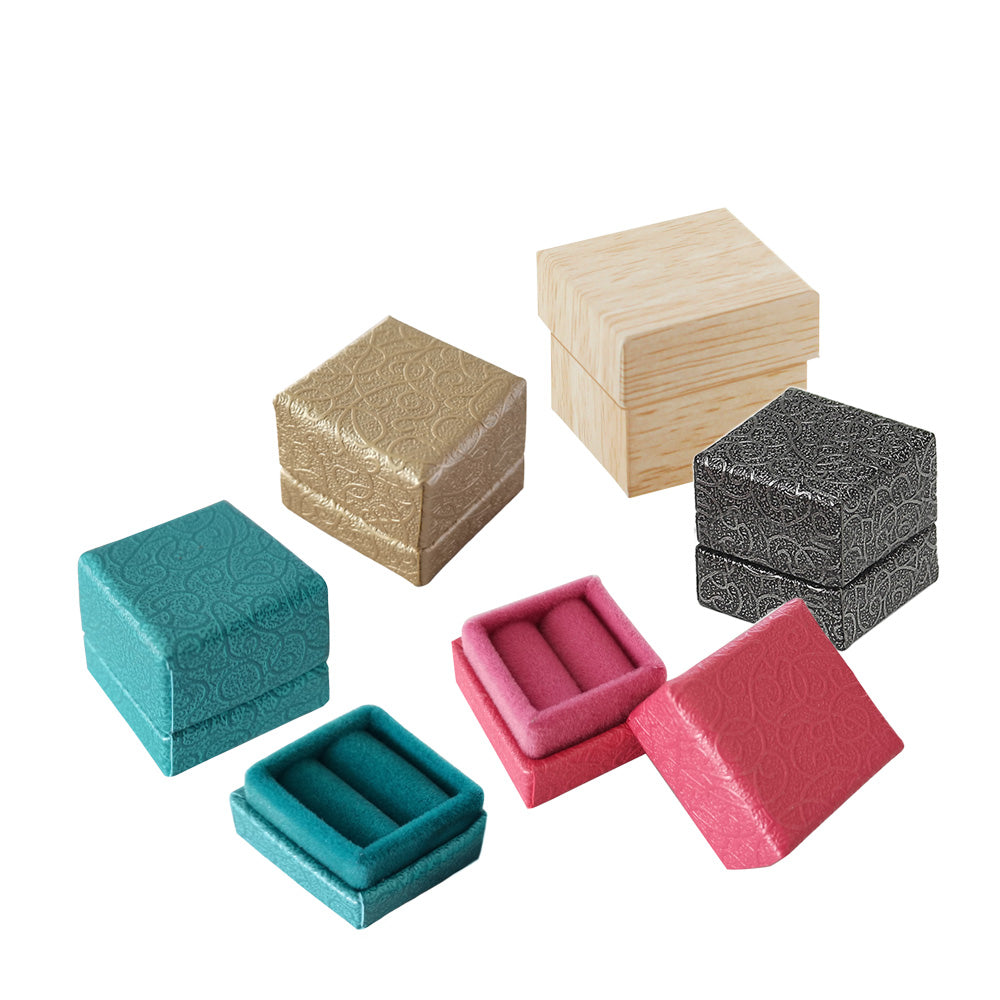 Assorted Mini Square Ring Box