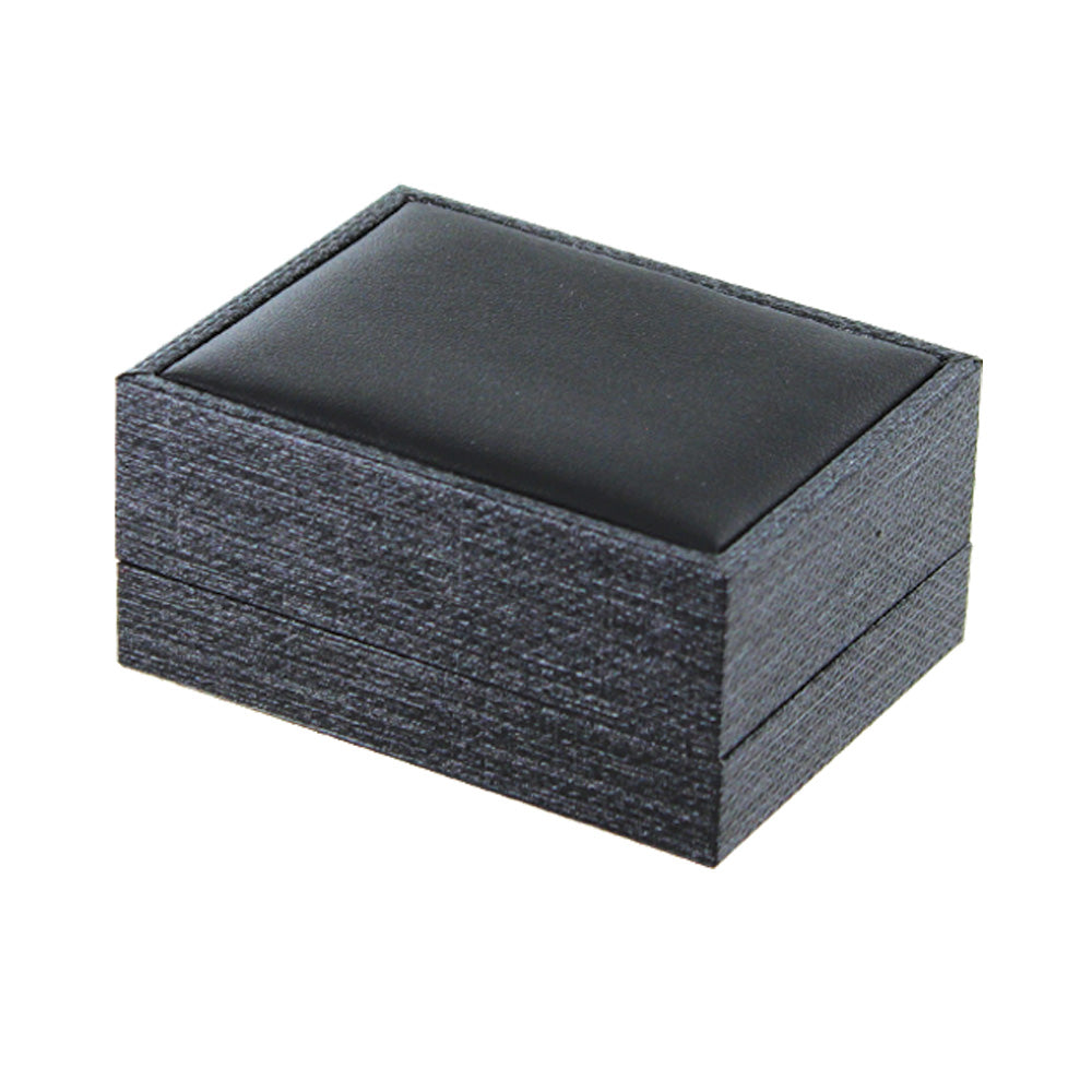 Premium Mesh Grey Box with
Padded Black Faux Leather Inset Top