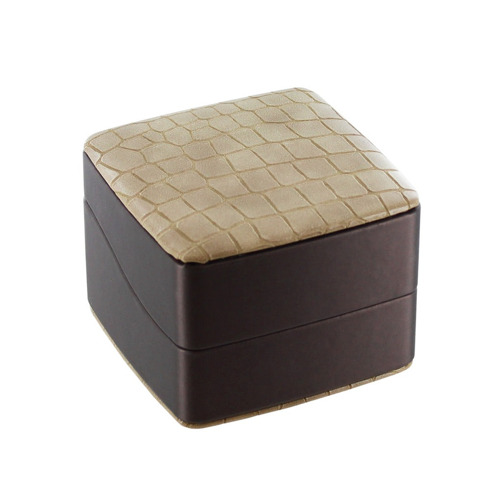 Ring/Pendant Box - LED Wave Croc