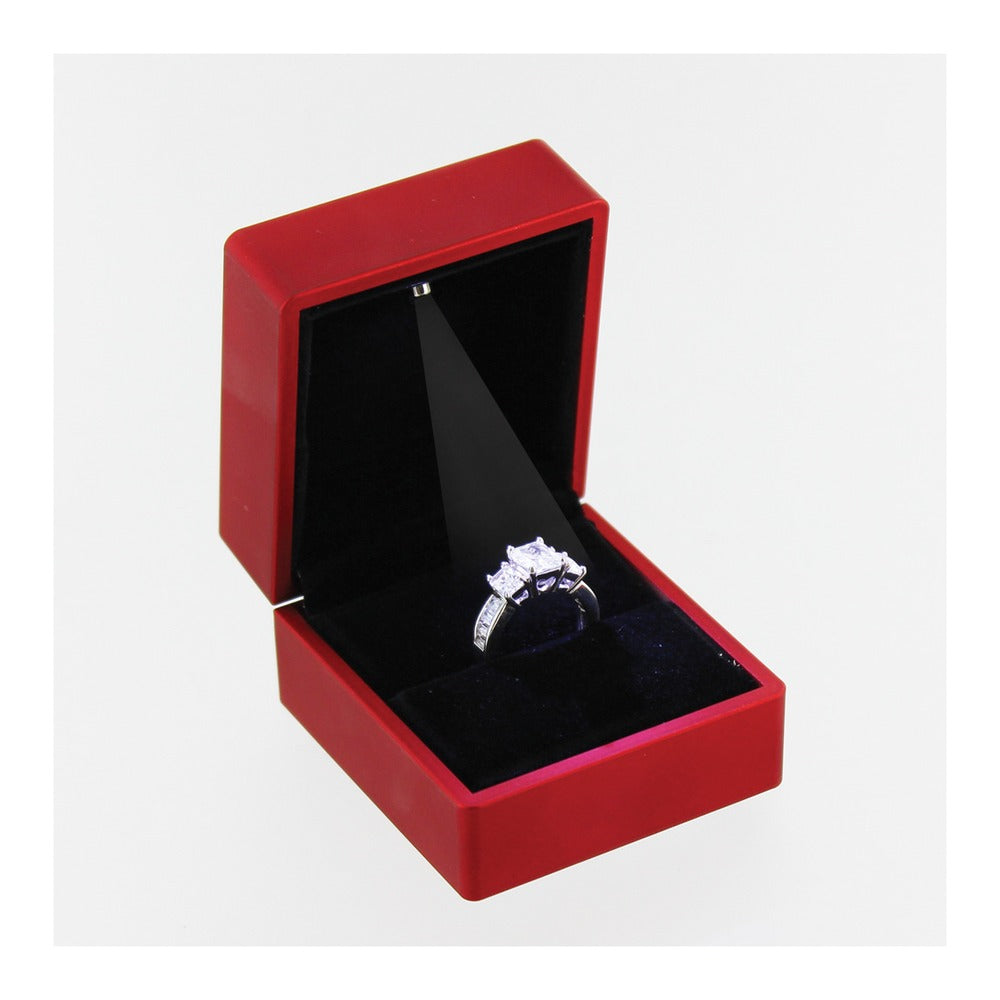 Ring Box - LED Matte - Red