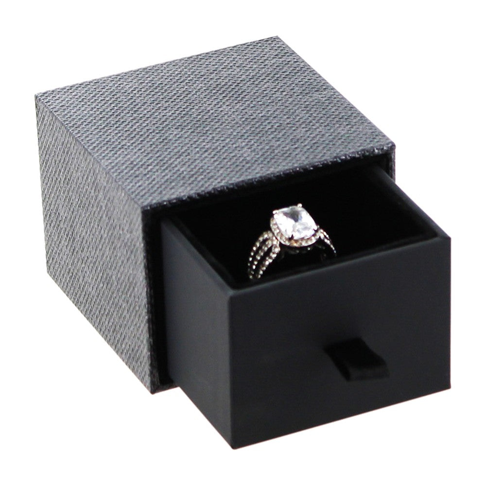 Watch Box - Drawer Style - Metallic Grey