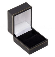 Classic Rectangular Style Leatherette Box - 1