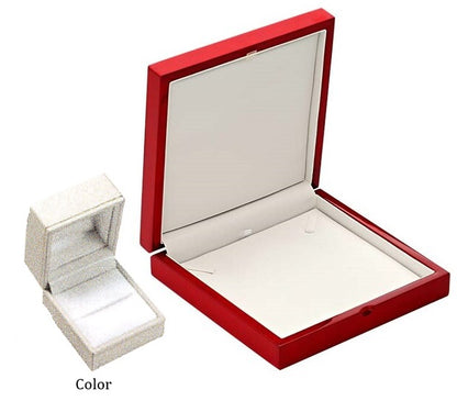 Classic Rectangular Style Leatherette Box - 1