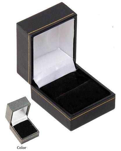 Classic Rectangular Style Leatherette Box - 1