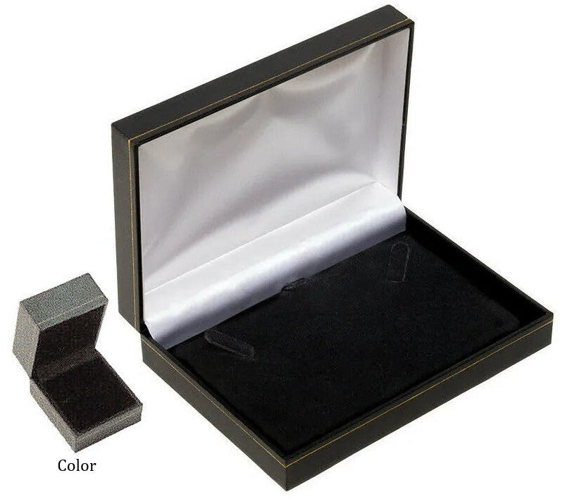 Classic Rectangular Style Leatherette Box - 1