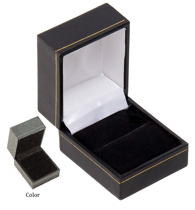 Classic Rectangular Style Leatherette Box - 1