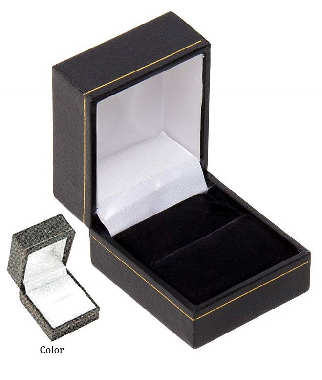 Classic Rectangular Style Leatherette Box - 1