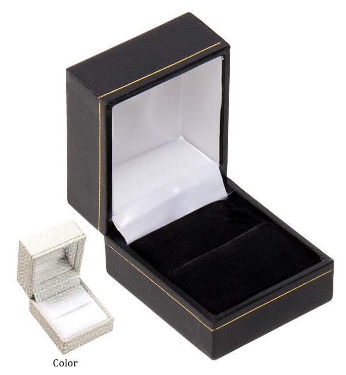 Classic Rectangular Style Leatherette Box - 1