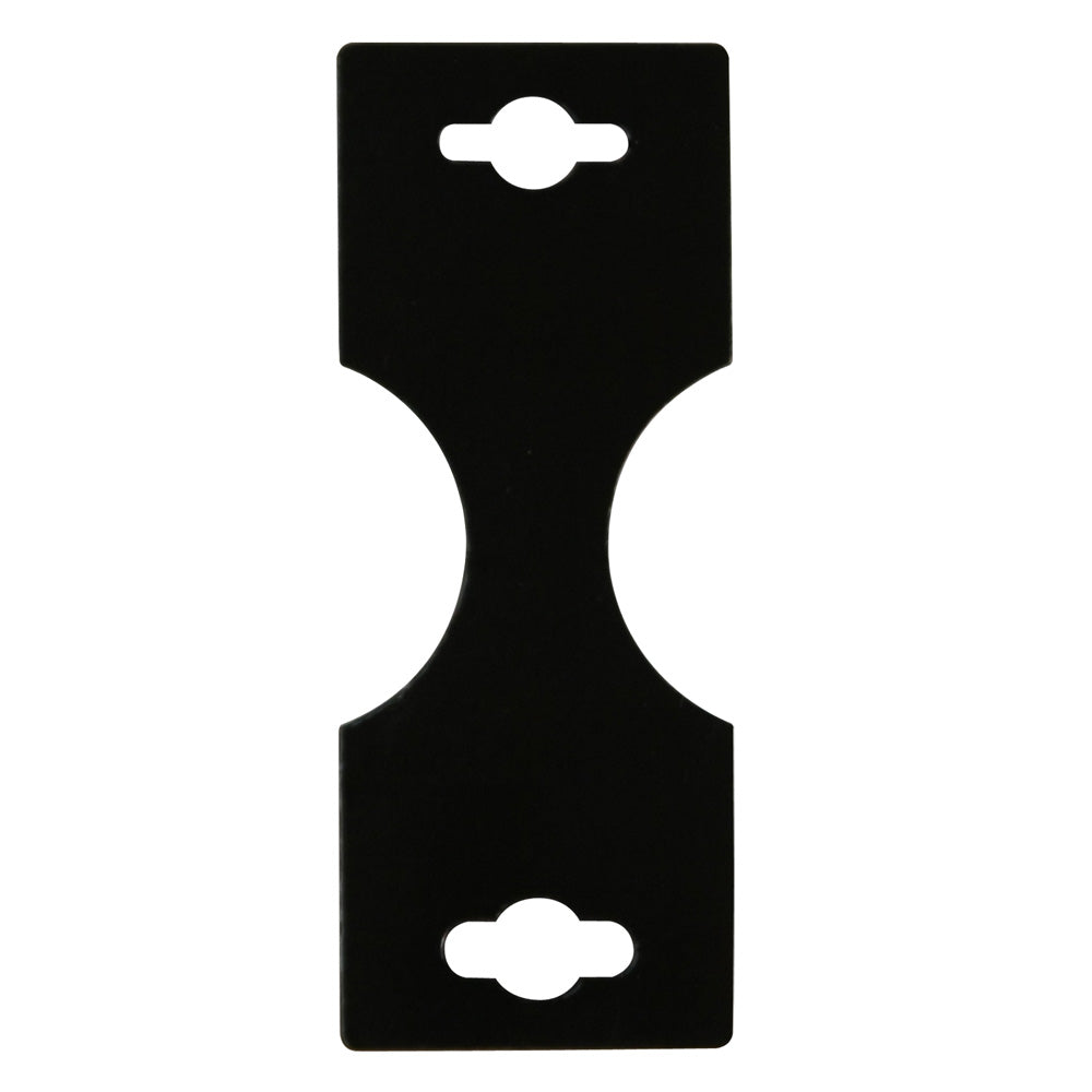 Necklace/Bracelet Foldover Card — Black