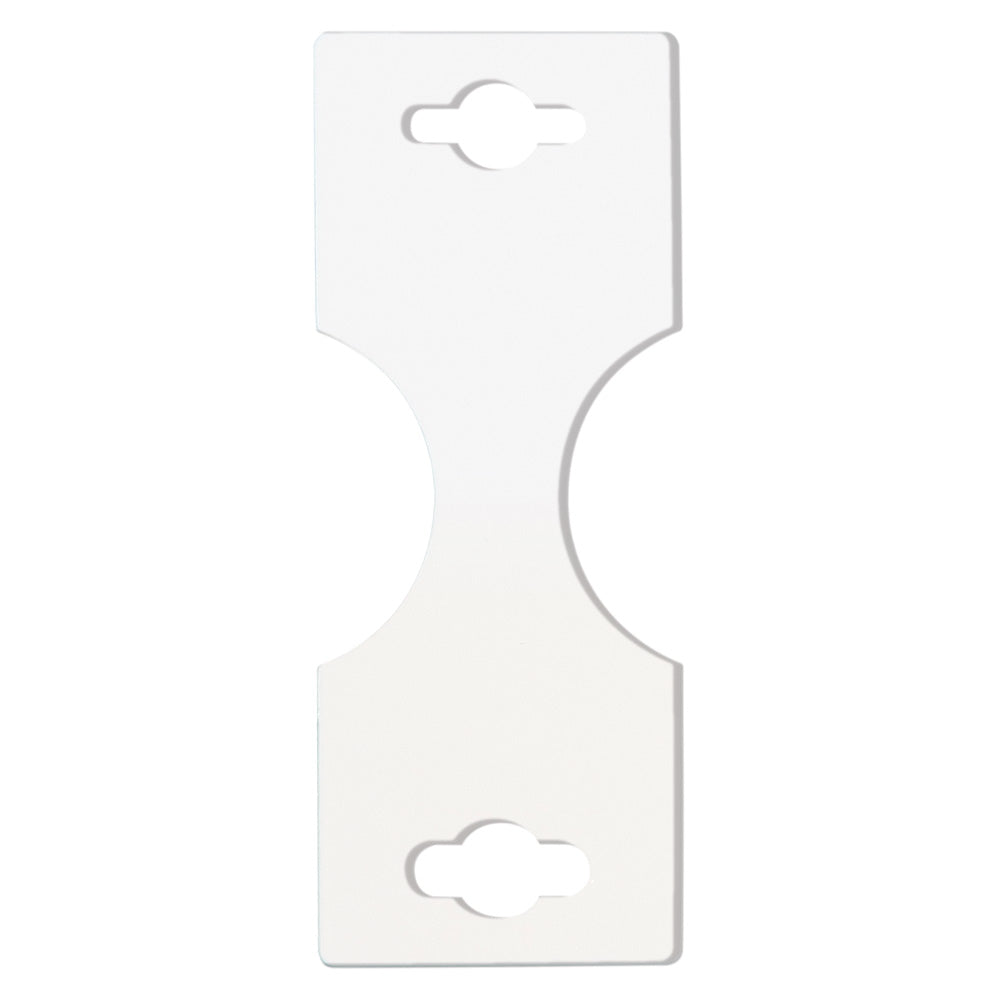 Necklace/Bracelet Foldover Card — White