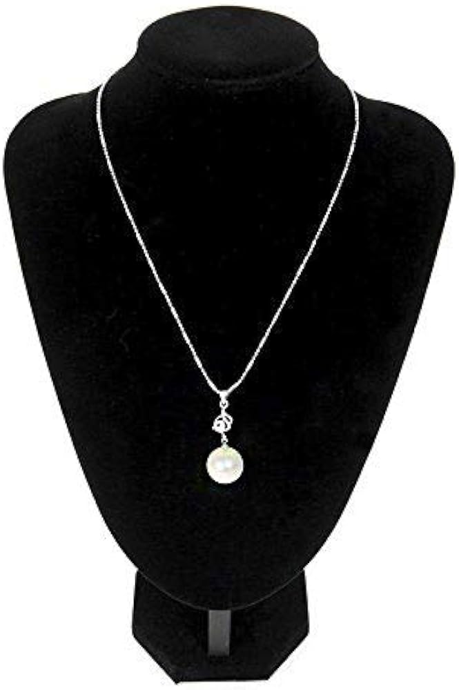 Modern Neckform — 6 1/4" H — Black Velvet