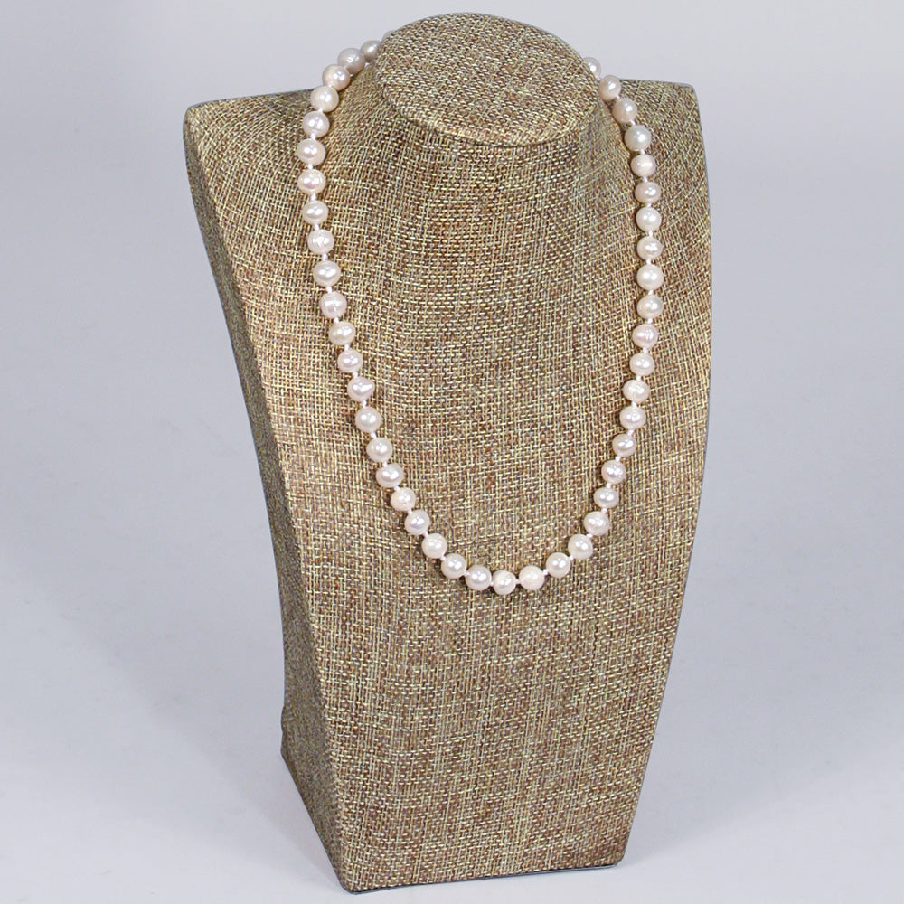 Mannequin Style Stand — 10" H — Grey Linen