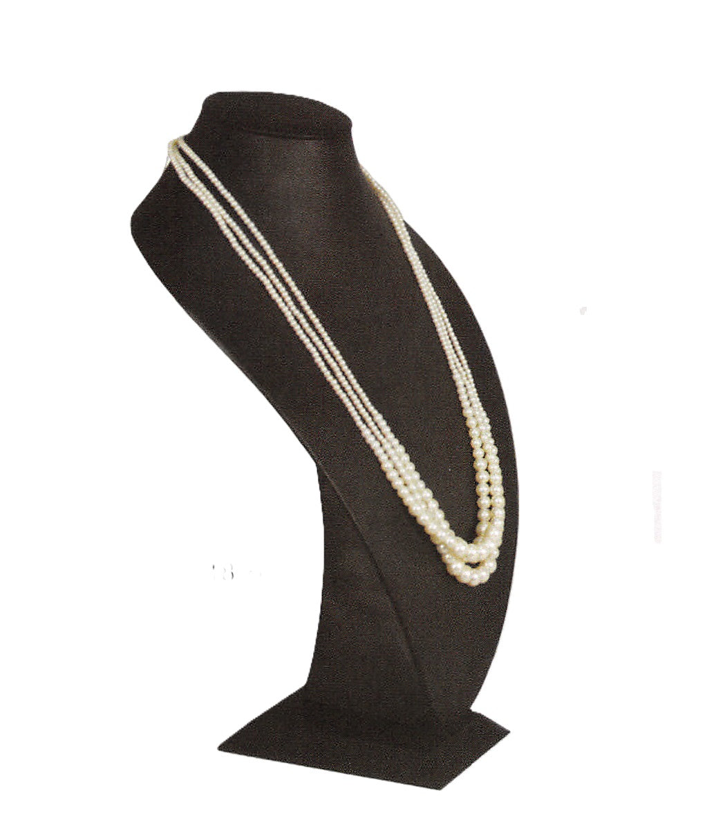 Extra Tall & Wide Neckform — Black Faux Leather