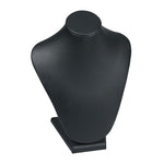 Padded Neck Stand — 9" H — Black Faux Leather