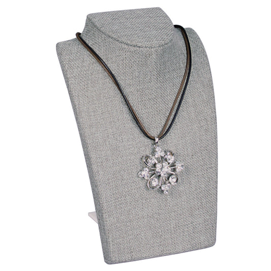 Retractable Neckform — Combination Top — Grey Linen