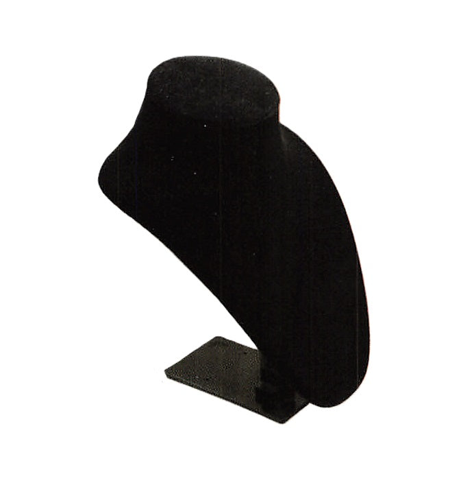 Lightweight Adjustable Neckform Display — 9 1/2" H — Black Velvet