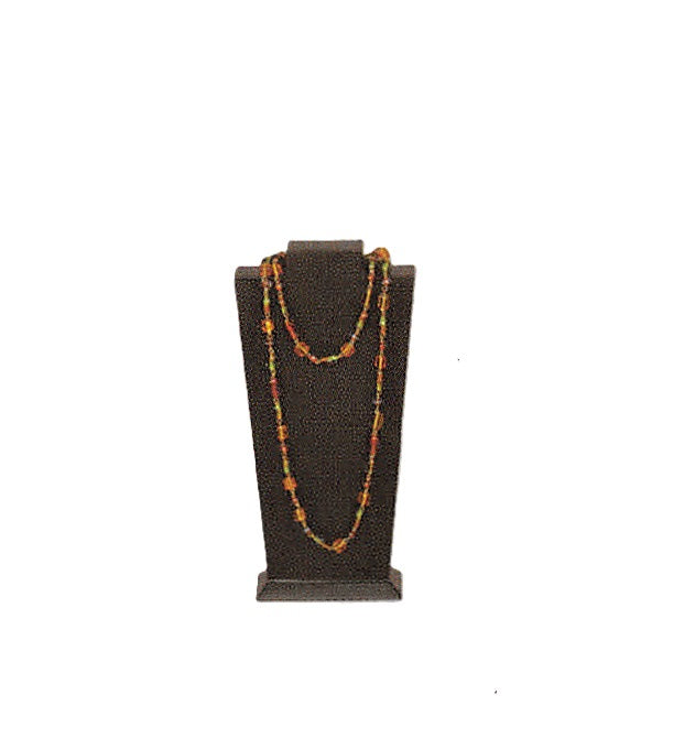 Wooden Neckform — 10⅝" H — Glossy Black