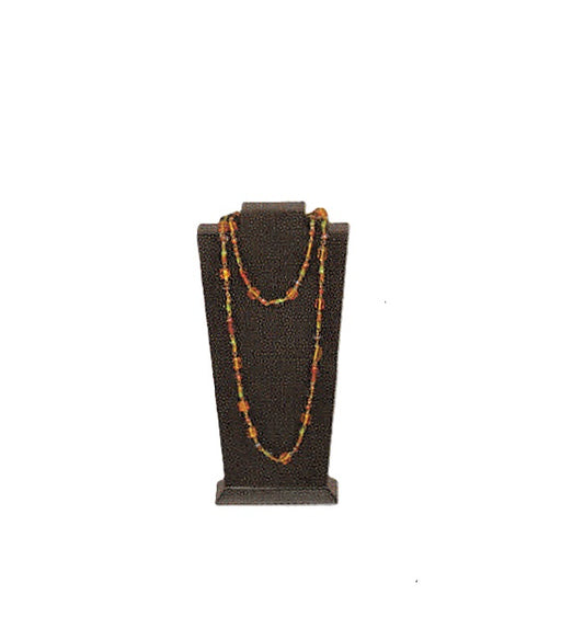 Wooden Neckform — 10⅝" H — Glossy Black