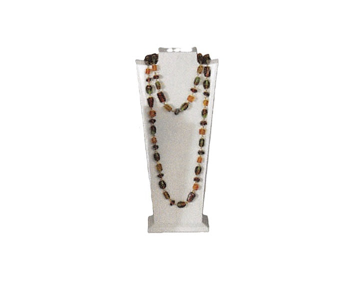Wooden Neckform — 10⅝" H — Glossy White
