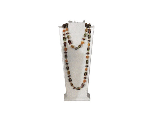 Wooden Neckform — 10⅝" H — Glossy White