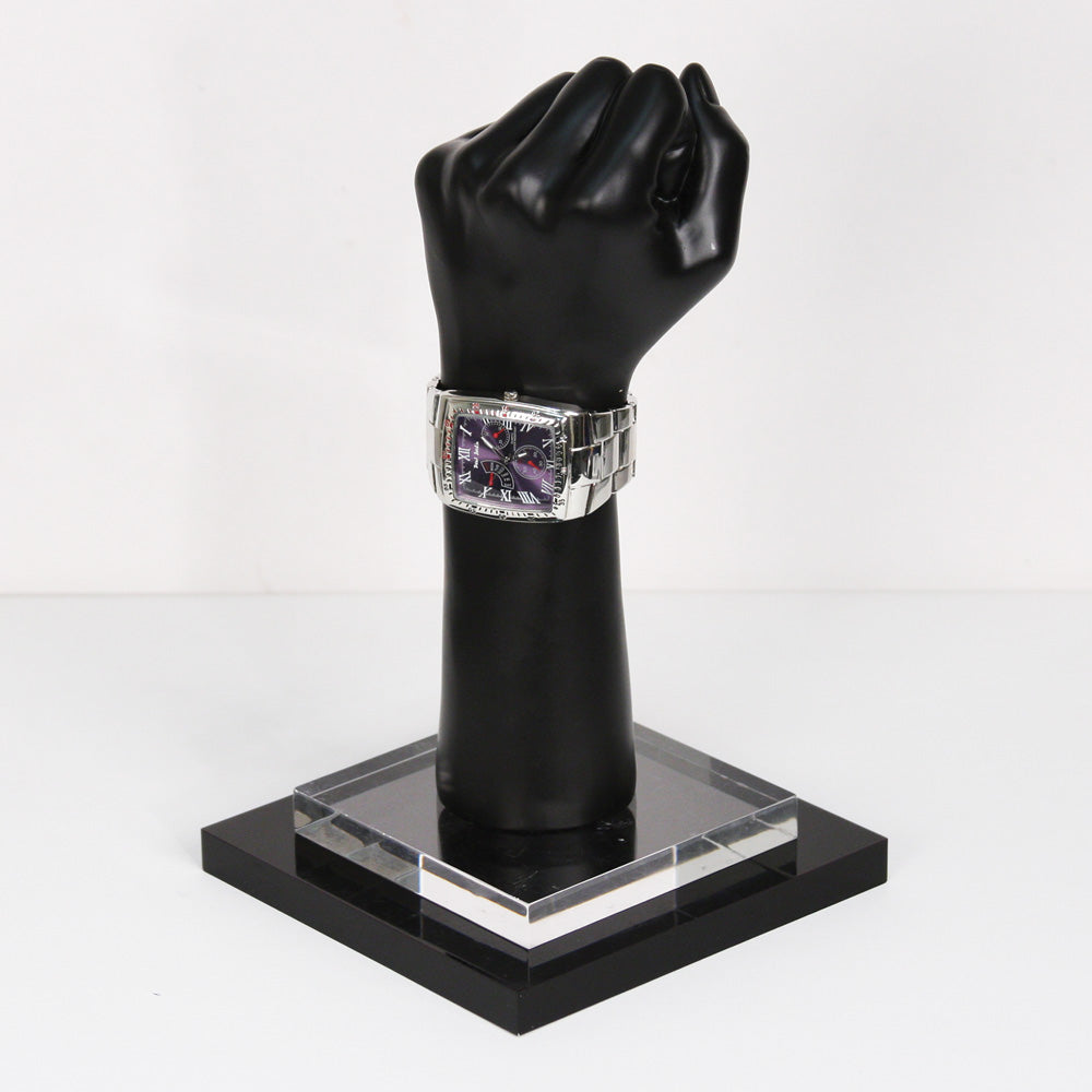 male fist hand display — black