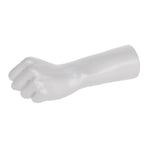 male fist hand display — white