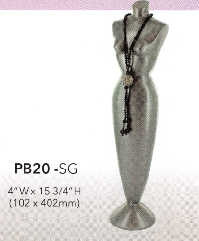 @ Polystyrene Long Mannequin — Gry — grey