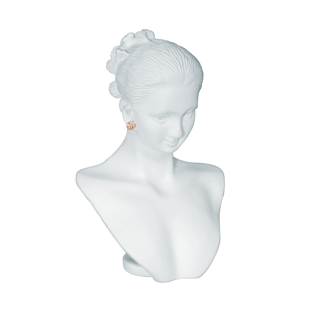 Full Face Polystyrene Figure — Wht Polytyrenes — White