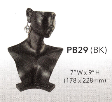 Polystyrene Figure — Black Polytyrenes — Bk