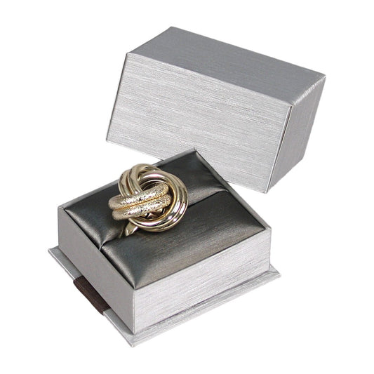 Bracelet Box - Elegant Ribbon - Grey