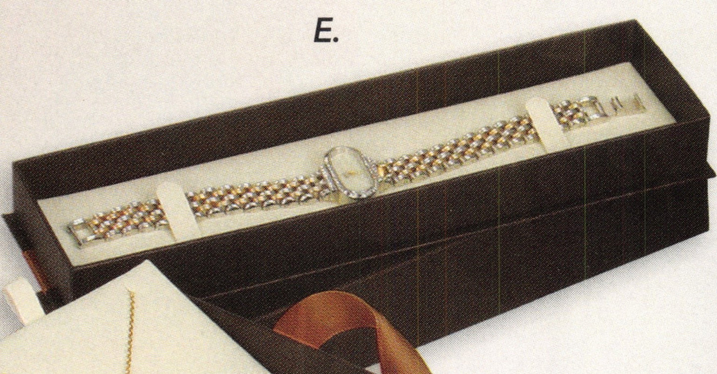Caja elegante con cinta
