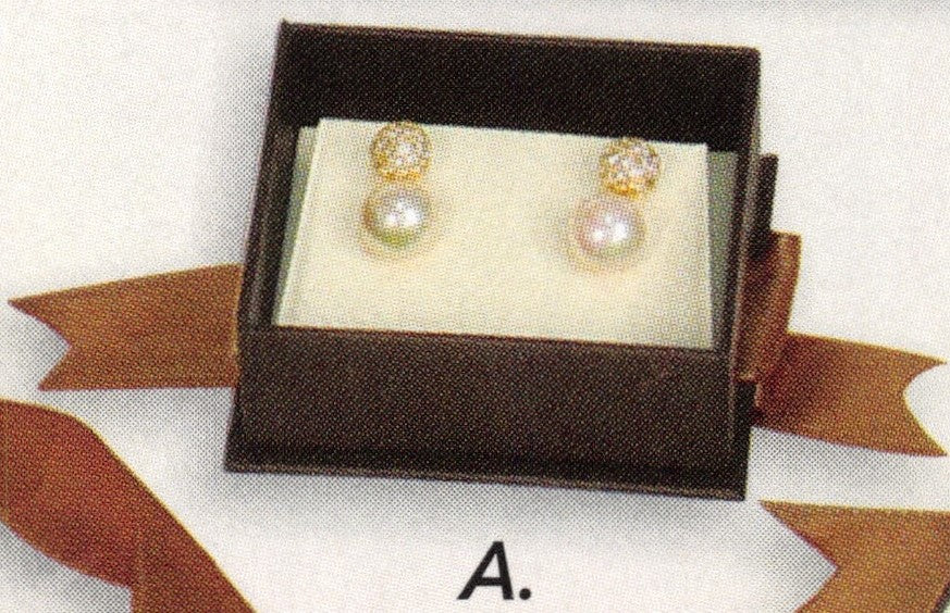 Caja elegante con cinta
