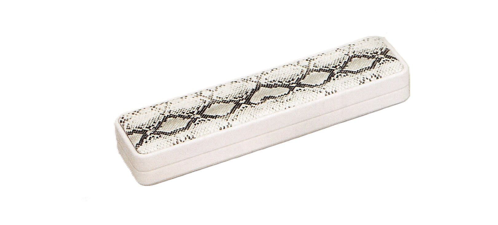 bracelet-box-round-corner-style-snake-pattern-solid-top-white-snake-8-625-x-2-125-x-1-125-in