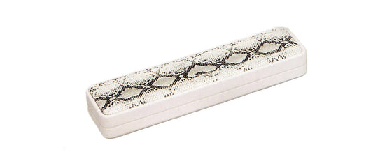 bracelet-box-round-corner-style-snake-pattern-solid-top-white-snake-8-625-x-2-125-x-1-125-in
