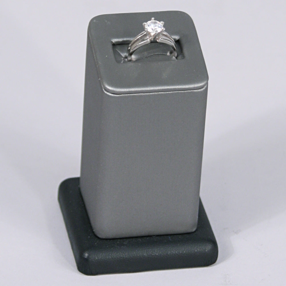 ring column tall — 3 3/8 — steel grey w/bk trim (SET141)