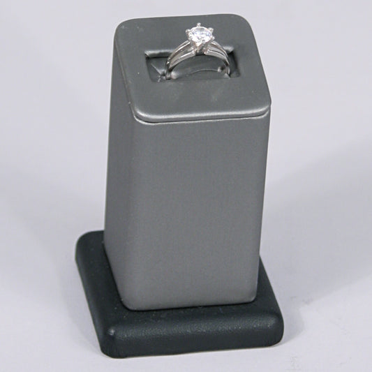 ring column tall — 3 3/8 — steel grey w/bk trim (SET141)